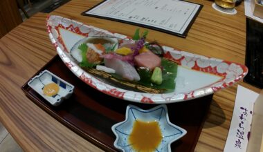 Sashimi Appetizer Course in Tottori Prefecture, Japan