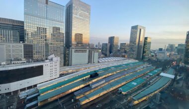 Good morning Tokyo Station. Taken from the ‘Marunouchi Hotel’. OC