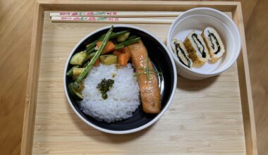 Misoyaki Salmon Bento 🍱🐟