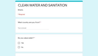 Questionnaires about SDGs by JHS students