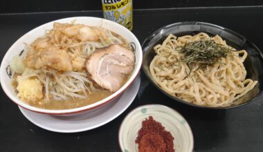 Jiro-style tsukemen with strike ZERO.