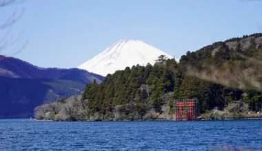 Fuji-san on a very clear Spring morning.