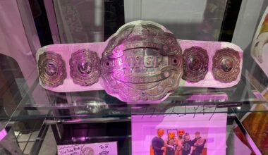 In the Suidobashi Tokon shop. The IC title (that Naito broke).