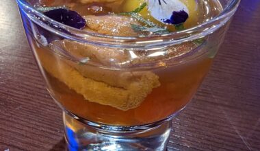 I've become friendly with the chef of my new local spot. Last night he made us an "off menu" treat. "Uni Shooter": Uni, quail egg, ikura, ponzu and sweet sake. Yum!