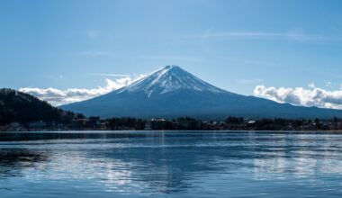 Mt. Fuji, Lake Kawaguchi, panorama shot