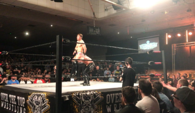 With Omega vs Ospreay just days away, here’s a finishing sequence including Omega hitting Ospreay with a One-Winged Angel for the pin at an Irish indie show.
