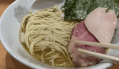 Pulling great low hydration noodles in Tokyo