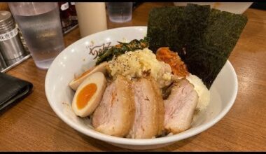 Kebab Flavor Mixing Ramen at Mazesoba Chururu