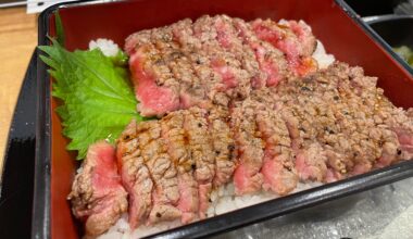 Wagyu steak don we had in Aichi