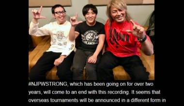 NJPW Strong is coming to an end, according to Hiroshi Tanahashi