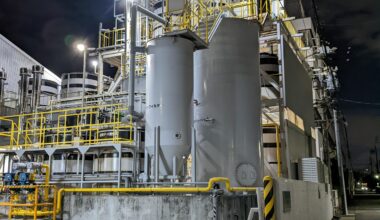 Night shot of a Japanese Factory - Got a new camera and am impressed with the night photos quality! Factory near my house in Nagoya