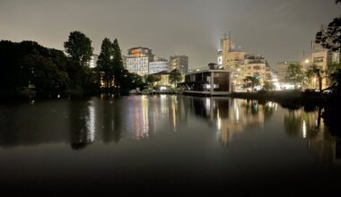 Senzokuike, Tokyo at night