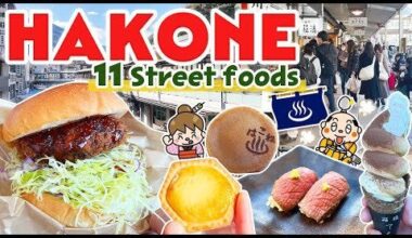 Hakone Onsen Japan Street Food Tour / Day trip from Tokyo