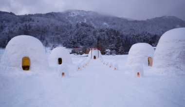 Kamakura Village in Iiyama, Nagano Prefecture