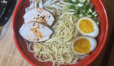 Homemade Shio Ramen - Recipe In Comments