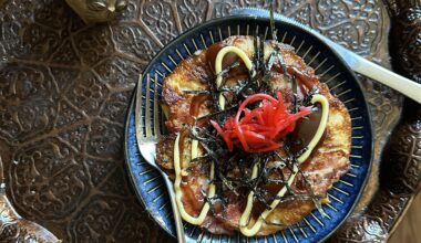 Homemade okonomiyaki