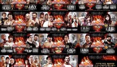 Card for tonight's/tomorrow's NJPW Wrestle Kingdom 17