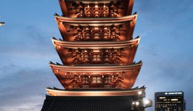 Asakusa Temple's Pagoda, Tokyo, 2022 from album of https://www.giorgioprofili.com/tokyo-asakusa