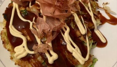 I was craving some okonomiyaki😋