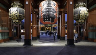 Asakusa Temple, In Tokyo, Japan by Giorgio Profili