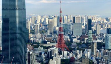 Tokyo from Roppongi Hills Mori Tower