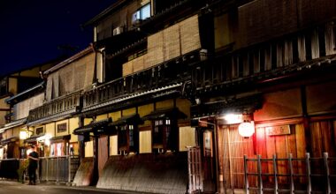 Gion District at night, Kyoto