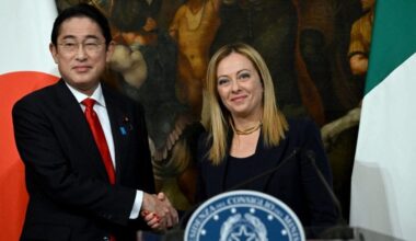 Japan and Italy to launch talks to boost security ties