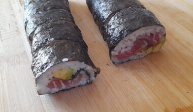 home-made sushi, with otoro cut, looks pretty good, tasted fantastic