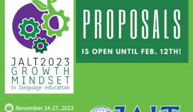 JALT2023 Conference call for presentation submissions is open