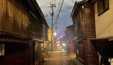 Kanazawa backstreets