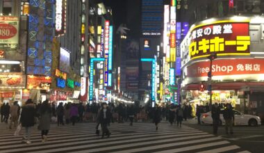 Obligatory shot of Godzilla Road, Shinjuku