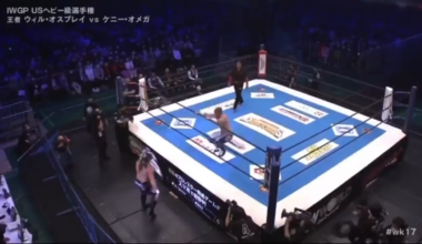 NJPW - Wrestle Kingdom 17 - IWGP U.S Heavyweight Championship - Kenny Omega Vs Will Ospreay