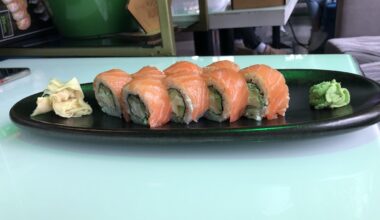 sushi at a local restaurant