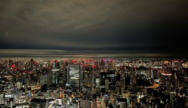 Tokyo from the top of Toranomon Hills - 52F