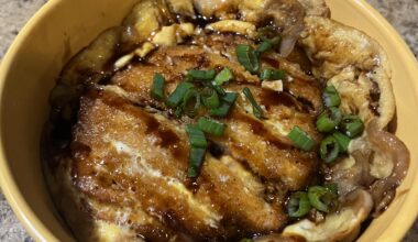 Tried to make katsudon. One of my favorites (OC)