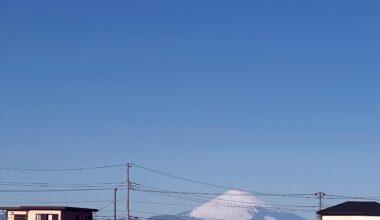 MT. Fuji on an early morning 🏔️