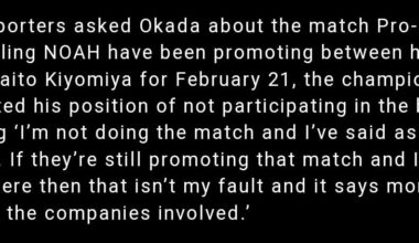 Okada still ignoring Kiyomiya is really entertaining to me.