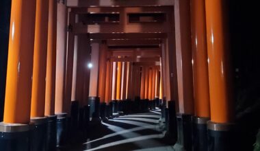 Fushimi Inari at night