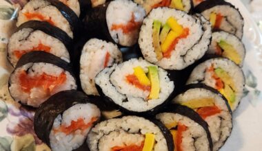 I made sushi on my own!