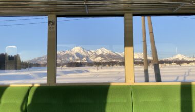 On the train in Myoko, Niigata 12/2/23