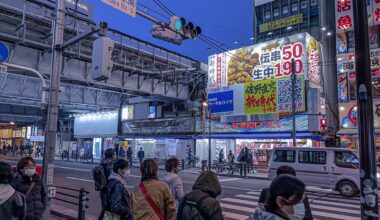 Akihabara crosswalk