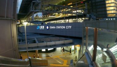 Entering Osaka Station