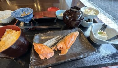 Japanese breakfast Arashiyama, Kyoto