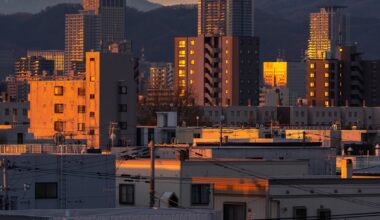 Watching the Sunrise everyday for a week in Sapporo