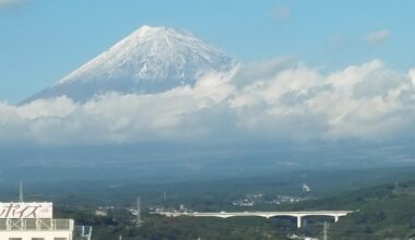 Fuji, as seen from Shinkansen