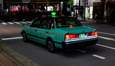 Some pictures of Tokyo taxis I took in 2019