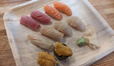 Searching for the best sushi in my area - pretty respectable nigiri at a new-ish spot in Charlotte