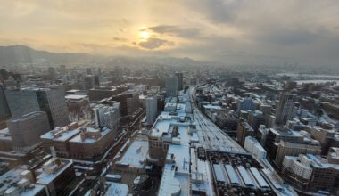 Sapporo from above (view from JR Tower 38th floor)