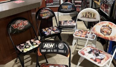 Finally picked up a chair from Forbidden Door to add to my NJPW ringside chair collection.