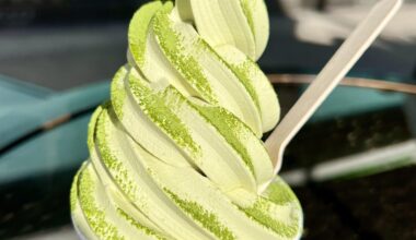 Matcha Soft Serve at Tea Master, Little Tokyo, Los Angeles